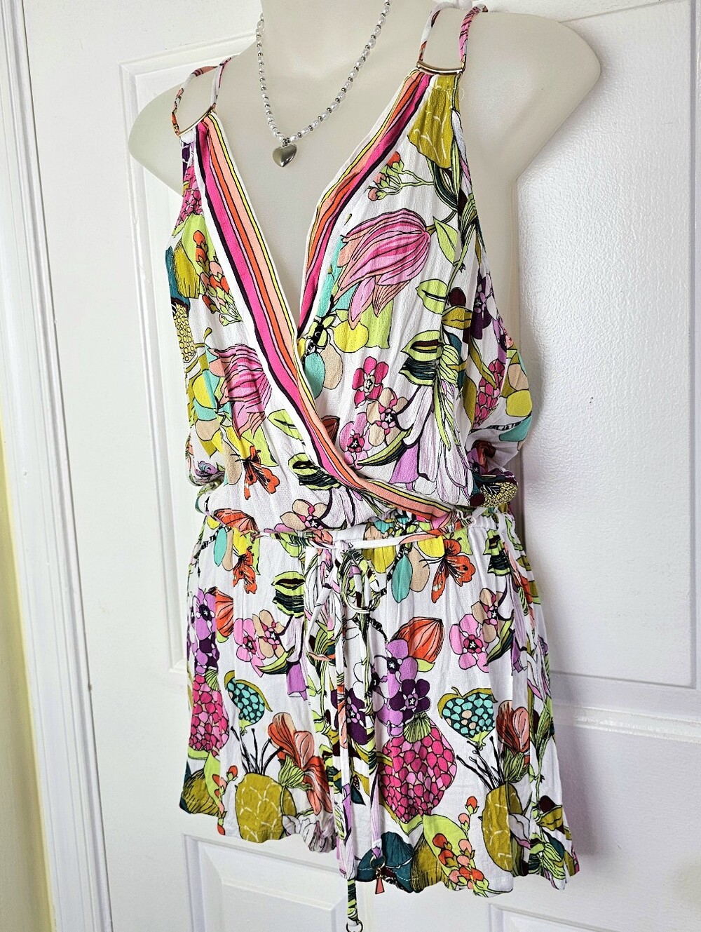 Trina Turk Floral Bloom Suplice Romper